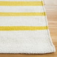 thumbnail image 3 of SAFAVIEH Kilim Caiside Striped Area Rug, Gold/Ivory, 4' x 6', 3 of 11