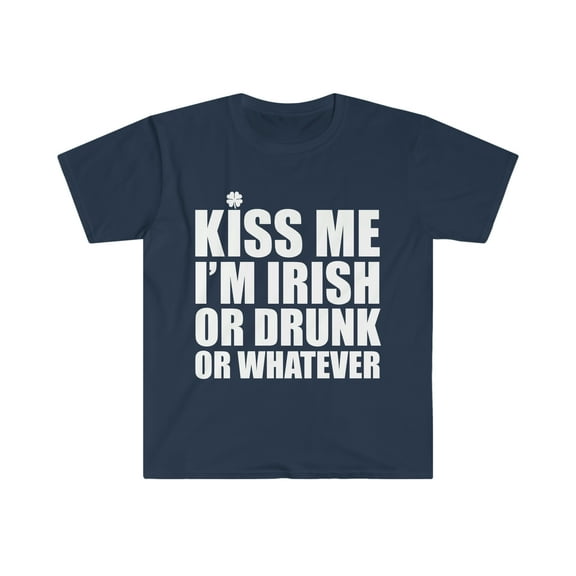 Kiss me I'm Irish Unisex T-shirt S-3XL Saint St Patrick's Day Celebrations