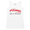 thumbnail image 5 of Bad To The Block Muscle Car Women's Tank Top Street Racer American RT V8 Octane Power Perfomance Racing Coupe, 5 of 7