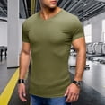 Mens Pocket T Shirts,Men's Muscle T Shirts Stretch Short Sleeve V Neck