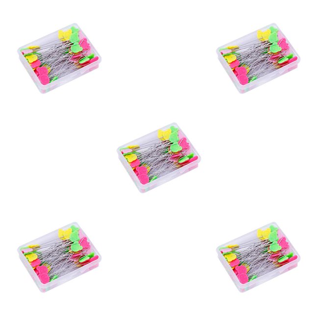 Alfileres de confección de acero reutilizables Inteprter 50 piezas Color aleatorio CBP262546