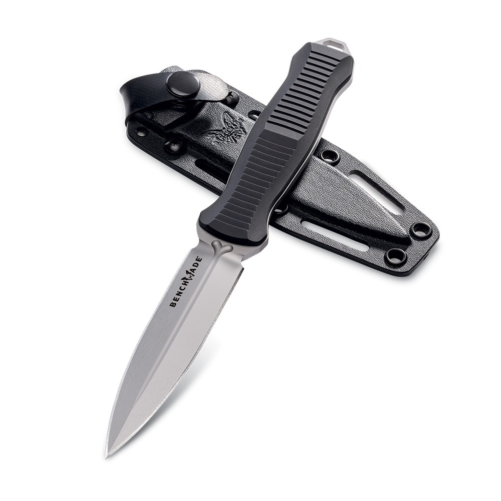 Benchmade Fixed Infidel Knife Black Aluminum (4.5" Stonewash) 133