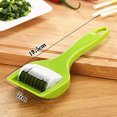Multi Functional Scallion Cutter Versatile Kitchen Knife Spice Chopper