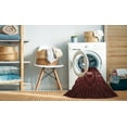 thumbnail image 2 of Ahgly Company Machine Washable Indoor Square Transitional Fire Brick Red Area Rugs, 6' Square, 2 of 7