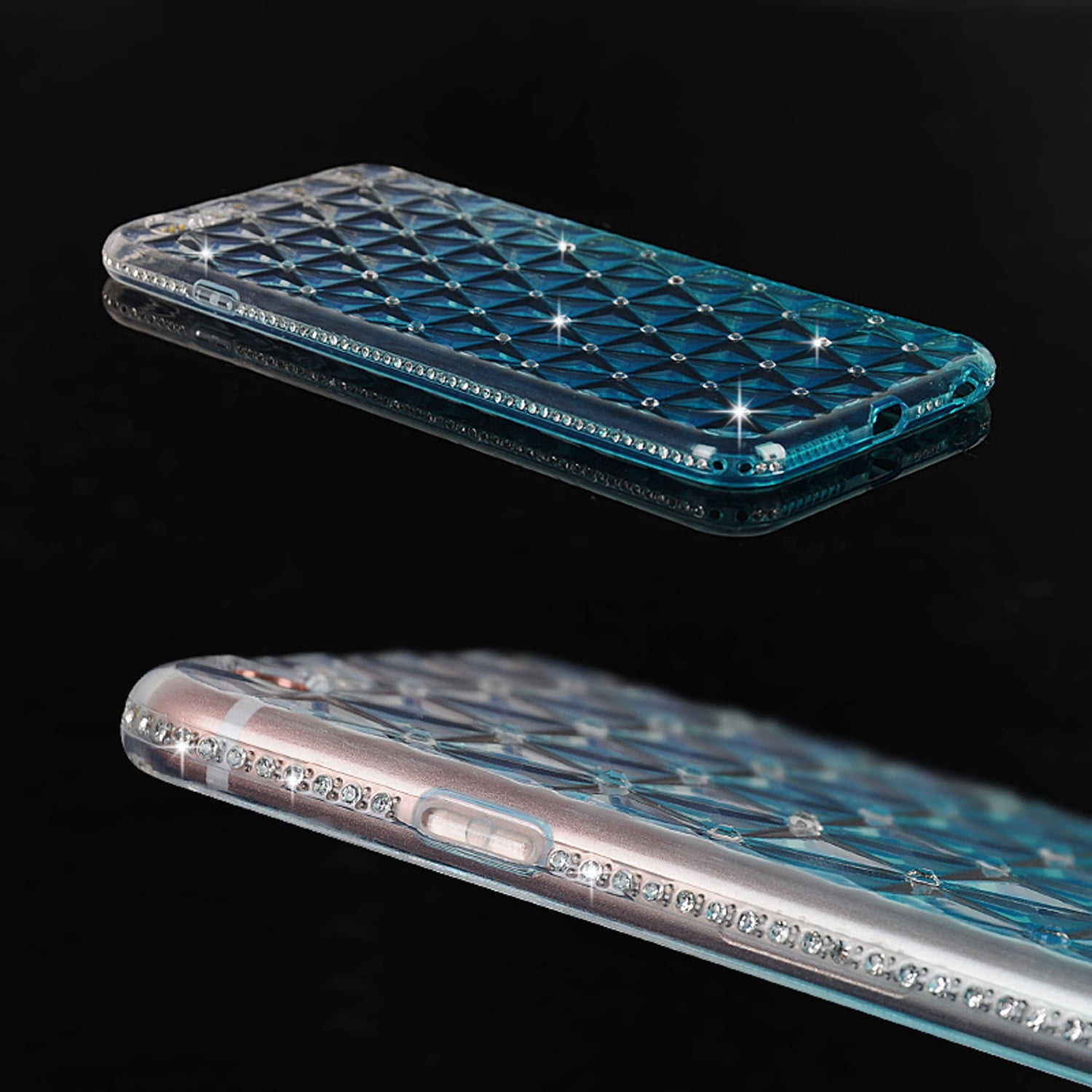 Diamond Slim Translucent Flexible TPU Skin Case for iPhone 6 Plus iPhone 6s Plus