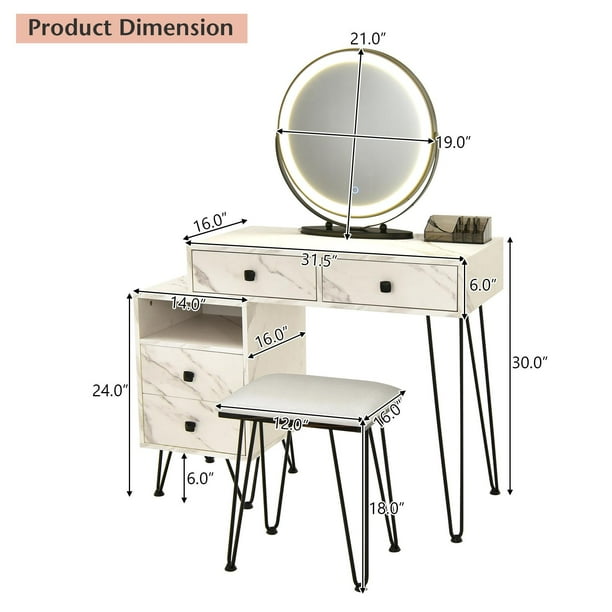 Makeup vanity on sale walmart canada