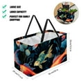 thumbnail image 2 of Fish Reusable Foldable Oxford Cloth Grocery Baskets Grocery Bags Storage Basket Large Capacity, 2 of 7