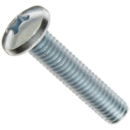 

Steel Pan Head Machine Screw Zinc Plated Meets ASME B18.6.3 #4 Phillips Drive 3/8 -16 Thread Size 1-3/4 Length Fully Threaded Imported (Pack of 10)