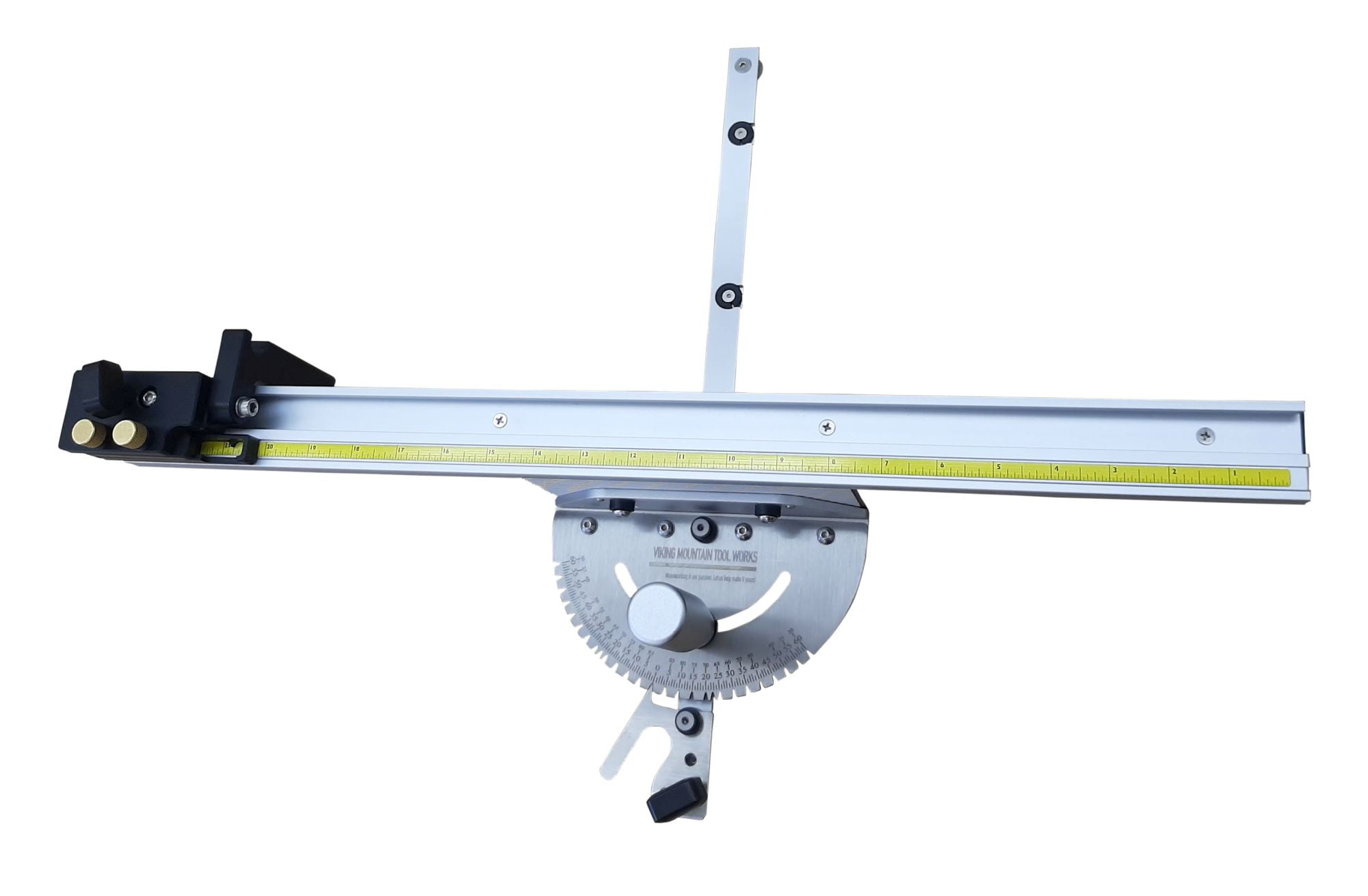 Viking Mountain Tool Works 27 Position Precision Miter Gauge With 32 inch (800MM) Fence and Stop for Table Saw Band Saws, Router Tables Sanders