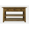 thumbnail image 2 of Jofran Telluride Rustic Distressed Acacia 50" Sofa Table with Drawers and Two Shelves, 2 of 10