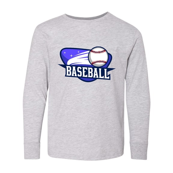 Inktastic Baseball Stars Long Sleeve Youth T-Shirt