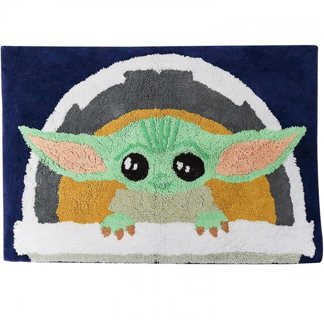 Mandalorian Baby Yoda Carpet Bathroom Mat Anti Slip Floor Rug Door Mat Decor Rug 