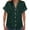 Mint Green, variant on MDUKONU Womens Short Sleeve Shirts V Neck Collared Button Down Shirt Tops Light Purple XL