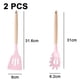 thumbnail image 2 of Utensilios de cocina del silicón, sistema del utensilio de cocina de 2 piezas, utensilios de cocina de madera fáciles de limpiar, 2 of 5