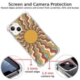 thumbnail image 3 of Sun Ray Case Compatible with iPhone 14,Unique Art Design TPU Bumper Cover Case, 3 of 6