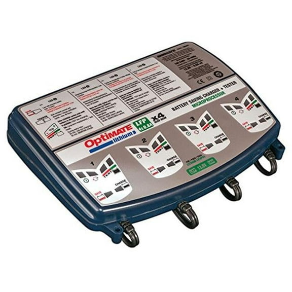 Tecmate Powersport Products TECTM-485 12V 0.8A Optimate Lithum Charger & Tester