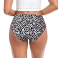 thumbnail image 3 of Womens Underwear Leopard print fashion Cuteness No Show Seamless Underwear for Women, Soft Stretch Women's Panties, Hipster Ladies Panties Bikini Underwear Briefs, 3 of 6