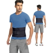 Anyfit Wear Lumbar Support Belt for Men Women Lower Back Brace Pain Relief with 3 Removable Stays, Dual Adjustable Straps and Breathable Mesh Panels for Back Pain, Heavy lifting