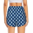 thumbnail image 2 of Lsque Beautiful King Penguin Pattern Printed Women's Running Shorts with Liner Pockets,Elastic Quick Dry Workout Athletic Gym Yoga Shorts,Womens High Waist Shorts-Large, 2 of 9