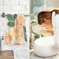 thumbnail image 6 of Coolnut Hand Towels Watercolor Yellow Flower Patterned 2 PCS, Cotton Bath Towel for Drying Face Hands Body Decorative Water Absorbent Lightweight Towels for Bathroom Ktichen Travel Gym, 16"x28", 6 of 6