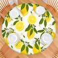 thumbnail image 2 of Round Picnic Table Cloth 100% Waterproof & Oil Proof, Elastic Fitted Table Cover for 36"-44" Round Tables, for Dining, Camping, Outdoor, 2 of 3