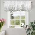 thumbnail image 3 of Valances for Windows Rod Pocket Short Curtain for Bathroom Living Room Bedroom 1 Panel 42x12in, 3 of 9