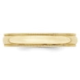 thumbnail image 3 of 10KY 4mm LTW Milgrain Half Round Band Size 6.5 in 10k Yellow Gold, 3 of 3