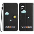 thumbnail image 3 of S24 Kawaii Cat Phone Case for Funda Samsung Galaxy S23 Ultra S24 S22 Plus S21 FE S20 Note 20 10 Cases Leather Wallet Flip Cover, 3 of 5