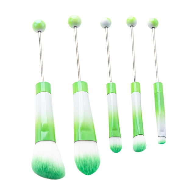 5 piezas pincel de labial herramienta de pintura cosmética jinwen Verde