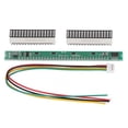 thumbnail image 1 of LED Music Audio Spectrum Module, Super Wide Algorithm Color Light Integrated Music Level Indicator Module Mono 16 Segments Small Enough Fine  For DIY, 1 of 8