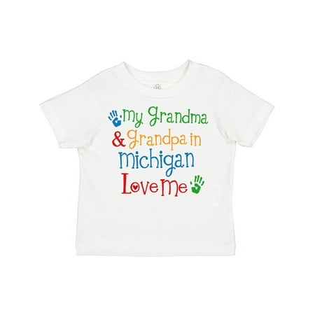 

Inktastic Michigan Grandma Loves Me Gift Toddler Boy or Toddler Girl T-Shirt