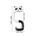 thumbnail image 2 of Cute Animal Foldable Purse Hook, Travel Portable Plastic Bag Hanger, Decorative Table Handbag Holder for Bags, Keys, Travel Accessories (2pc), 2 of 7