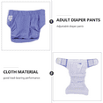 thumbnail image 4 of IFANLANDOR Adjustable Mens Nappies Incontinence Protective Brief for Patients Dark Purple 1Set, 4 of 5