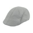 thumbnail image 2 of Gorra plana de malla para hombre, sombrero de verano transpirable para pescar de mediana edad y ancianos Gris claro, 2 of 9