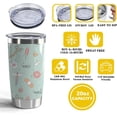 thumbnail image 3 of Nurse Gift Nurse 20oz Stainless Steel Tumbler Cup Nurse Appreciation Gifts Nurse Week Gifts Nurse Practitioner Gifts For Women Nurses Appreciation Gifts(Nurse-Flower syringe), 3 of 6