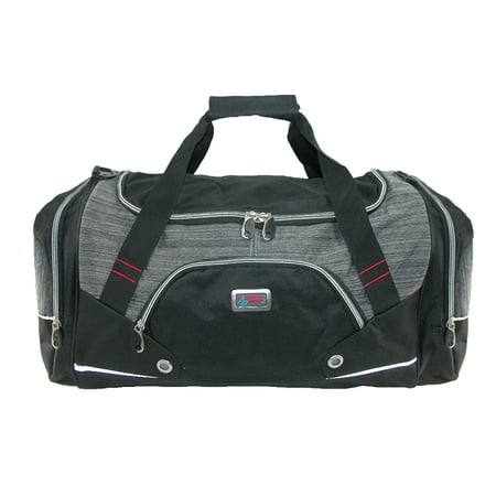 The American Outdoorsman Mens AO Challenger Gym Duffle Bag, Black - www.bagsaleusa.com