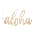 thumbnail image 3 of Koyal Wholesale Aloha Bar Sign, Scripted Laser Cut Wood Sign for Tropical Bar Table, Hawaiian Luau, Bridal Shower, 3 of 3
