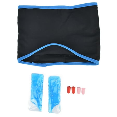 

Sleep Eye Light Blocking Lightweight Comfortable Skin Friendly Breathable Sleep For Night Sleep Black + Blue Edge