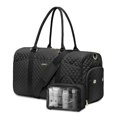 thumbnail image 1 of Bolsa de viaje Weekender Focdod con compartimento para zapatos, color negro, 1 of 8