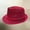 Red, variant on Men Women Summer Straw Pie Hat Boater Derby Fedora Sun Hats Straw Panama Hat Fedora Beach Sunhats Hats Costume Red Free Size