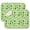 St. Patrick's Day-1, variant on St. Patrick's Day and Rainbows Green Dish Drying Mat 1 Pack, Ultra Absorbent Microfiber 16"x18", Anti-Slip Drain Mat for Kitchen