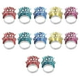 thumbnail image 5 of 12PCS Sparkling Headband HAPPY NEW YEAR Glitter Paper Tiaras Party Accessory (Random Color), 5 of 6