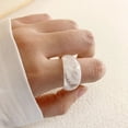 thumbnail image 1 of Fiudx Ofertas relampago Nuevo anillo de resina acrílica de joyería vintage para fiesta de mujer de moda, 1 of 7