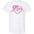 thumbnail image 3 of Inktastic Love in Red and Pink with Heart T-Shirt, 3 of 5