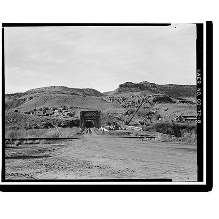 Historic Print, Saxton Bridge, Spanning Gunnison River on Delta County Road 650R, Delta vicinity, Delta County, CO - 8, 16" x 20"