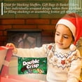 thumbnail image 7 of Chocolate Holiday Candies Double Crisp, 4.5 oz Each, Individually Wrapped (6-Pack) – Party Favors, Treats, Candy Dishes, Stocking Stuffers, Basket Fillers, Christmas Snack Gift Supplies, 7 of 7