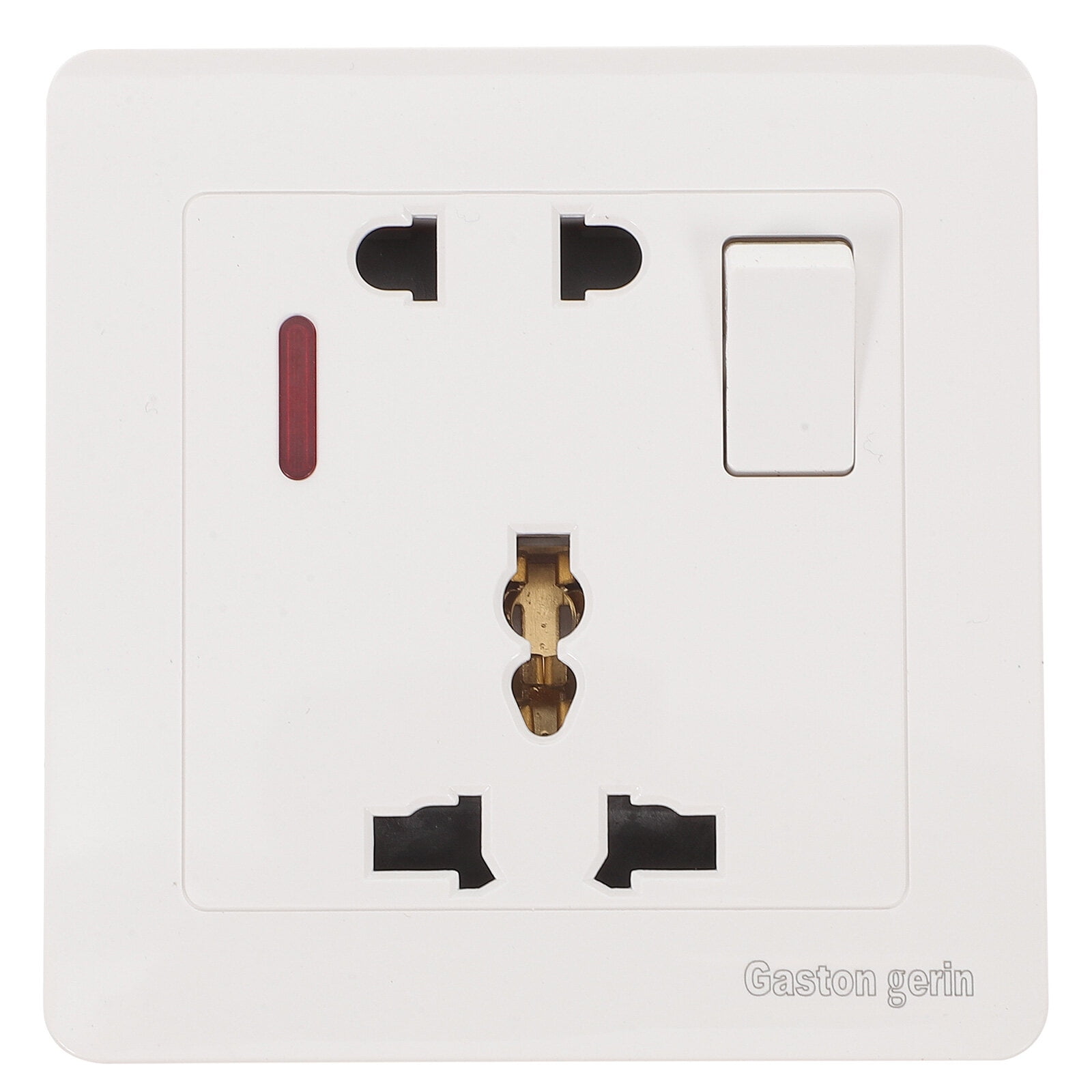 13A Multifunction Square Foot Socket UK Wall Outlet with Switch 146 British Standard Wall