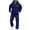Blue, variant on SGMVNU Men's Casual Sweatsuits 2 Piece Set Zip Up Hoodie Suit Set Casual Atheltic Outfit Streetwear Running Jogging Sport Suit(Coffee, 3XL)