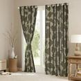 thumbnail image 3 of Castle Fairy Abstract Camouflage Cheetah Print Curtains Pack of 2 (42x84 Each) for Boys Girls,Vintage Aesthetic Curtains Blackout,Graffiti Splash Bedroom Curtains,Ultra Soft Home Decor, 3 of 6