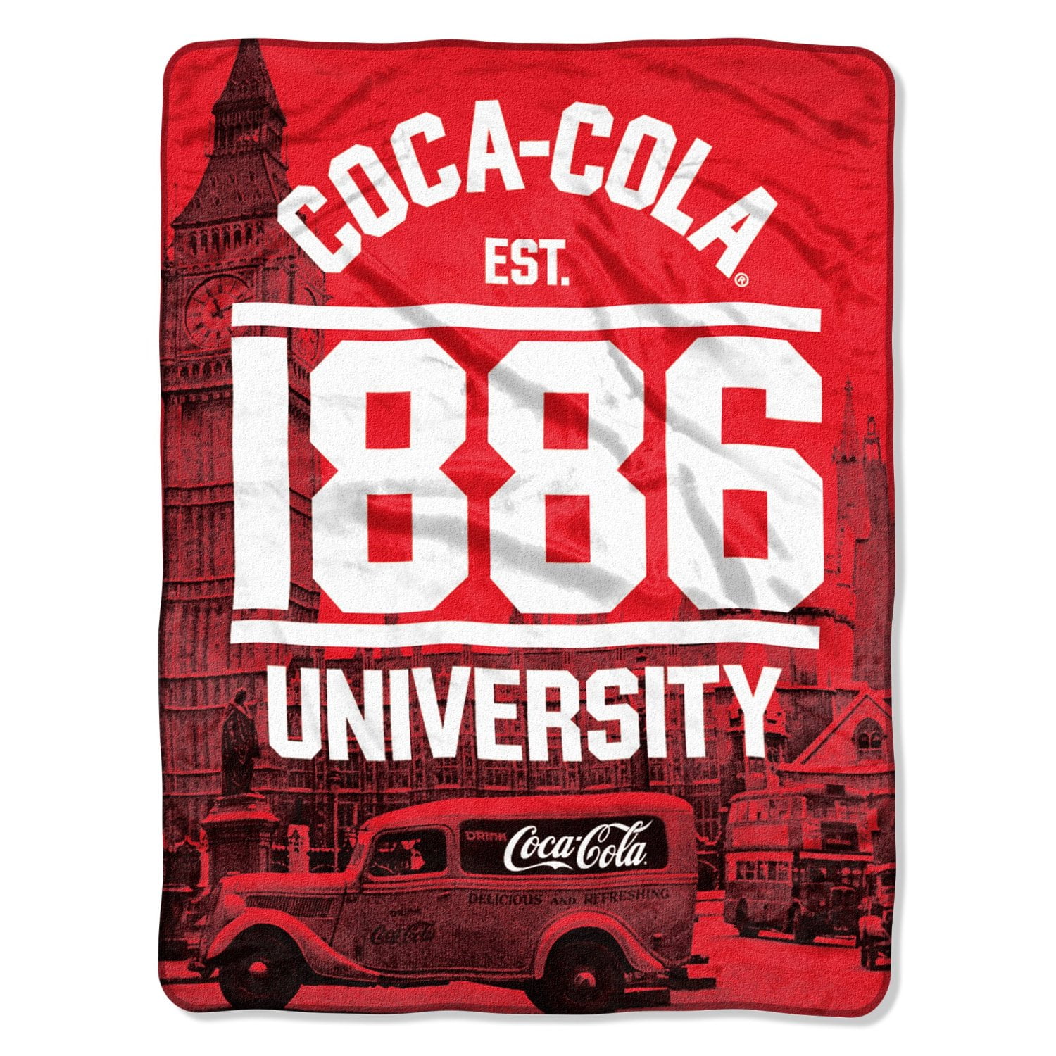 coca cola throw blanket